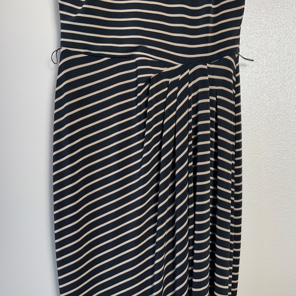 Lauren Ralph Lauren Striped Sleeveless Draped Maxi Dress - Picture 10 of 16